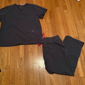 Figs Scrubs Set XXLP Gray